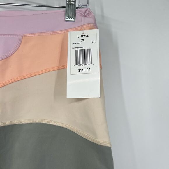 L*Space New Heights Shorts in Sage/Just Peachy/Peony/Bone NWT - Picture 4 of 8